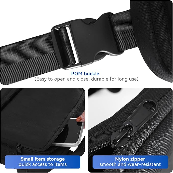SOKOK Over Luggage Organizer Storage Bag with Multi Pockets, Slide On Luggage Harness with Adjustable Straps, 2-in-1 Travel Accessories Suitcase Vest Bag Fits Most Suitcases, Black-2
