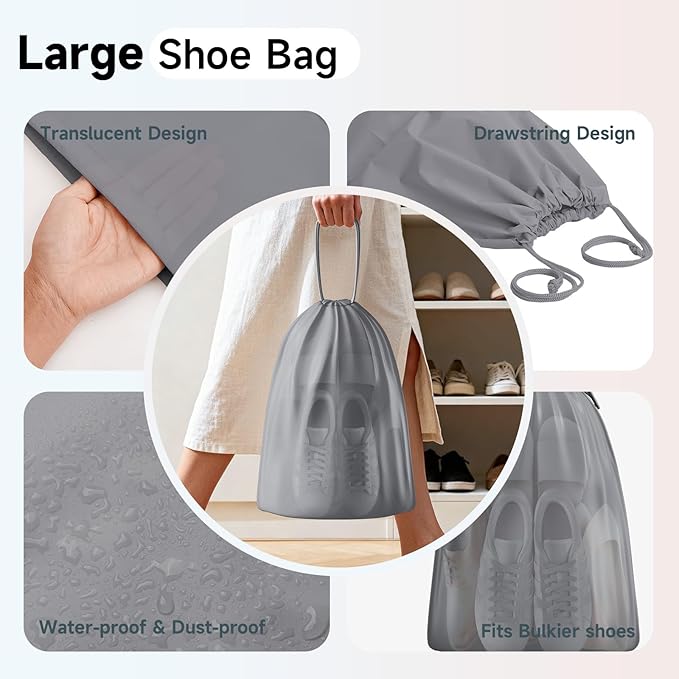 11 Set / 9 Set Packing Cubes for Travel,Gifts for Women Mom Kids,TSA Approved Bags for Makeup, Cosmetic, Toiletry, Organizers for Suitcase Carry On, Cruise Essentials Airplane Accessories, Grey