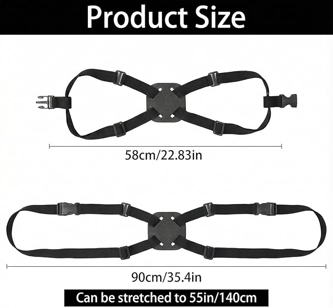 2 Pack Luggage Straps Adjustable Luggage Bungee Straps for Attaching Bags Travel Essentials High Elastic Add a Bag Suitcase Strap