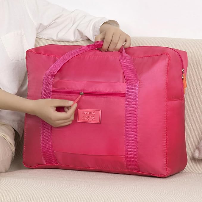 Travel Duffel Bag 8 PCS Foldable Travel Bag Carry on Luggage Bag Waterproof Tote Sports Gym Bag Lightweight Large Weekender Overnight Bag for Women and Men (8 PCS)