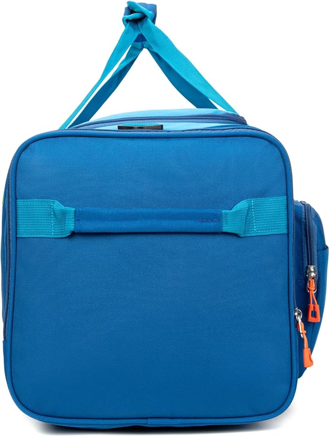 HawLander Large Kids Duffle Bag for Travel, Overnight, or Weekender, 22" inch (Blue)