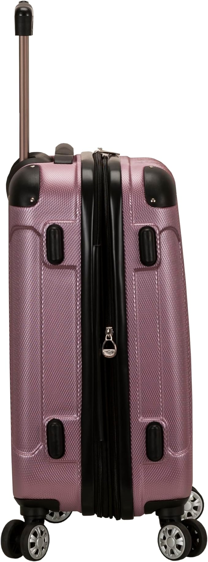Rockland London Hardside Spinner Wheel Luggage Set, Pink, Carry-On 20-Inch and Tote 14-Inch (F1902-PINK)