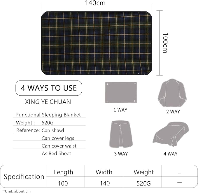 XING YE CHUAN Fleece Wearable Blanket, Comfy Poncho Throw with Buttons, Plush Sleeveless Blankets, for Women Cape Wrap Cover…