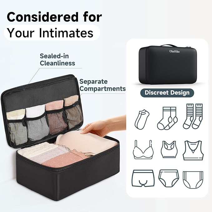 11 Set / 9 Set Packing Cubes for Travel,Gifts for Women Mom Kids,TSA Approved Bags for Makeup, Cosmetic, Toiletry, Organizers for Suitcase Carry On, Cruise Essentials Airplane Accessories, Black