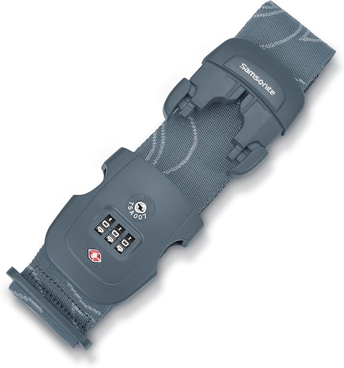 Samsonite 3-Dial Combination Lock, TSA Approved Travel Lock, State Blue