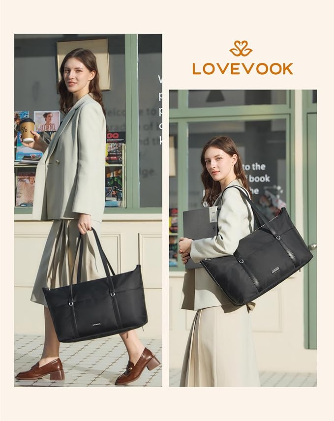 LOVEVOOK Gym Bag for Women, Small Sport Duffle with Shoe Compartment, Weekender Travel Tote for Work Yoga Workout