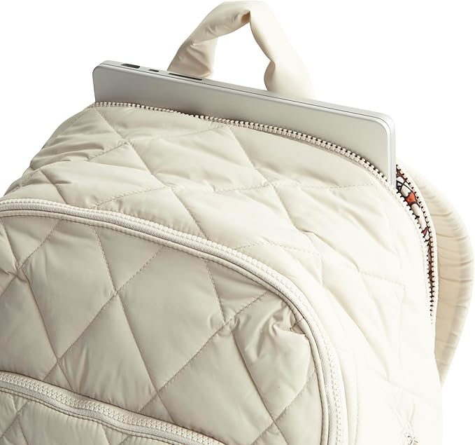 Vera Bradley Women's Featherweight Westover Hybrid Backpack, Pumice Stone, One Size