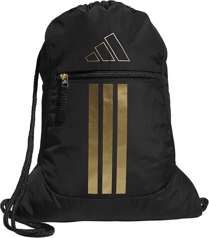 adidas Alliance Sackpack – Drawstring Backpack for Sports, Small Gym Bag