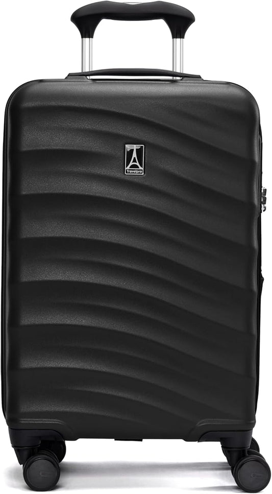 Travelpro Maxlite Air V2 Hardside Expandable Carry on Luggage, 8 Spinner Wheels, Lightweight Hard Shell Suitcase, TSA lock, Black, Compact Carry On 19-Inch