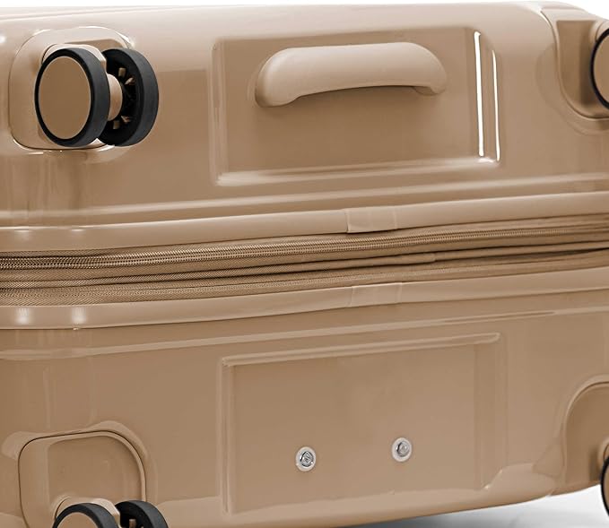Traveler's Choice Edinburgh II Hardside Spinner Luggage, TSA Lock, Sand, 2 Piece Set (21/29)