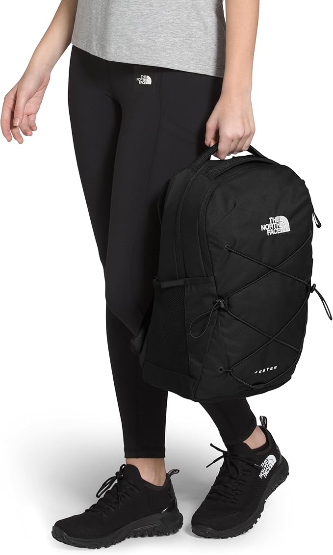 The North Face Women's Jester Everyday Laptop Backpack - Commuter Travel Bag, Laptop Sleeve, Water-Repellent, TNF Black-NPF, One Size