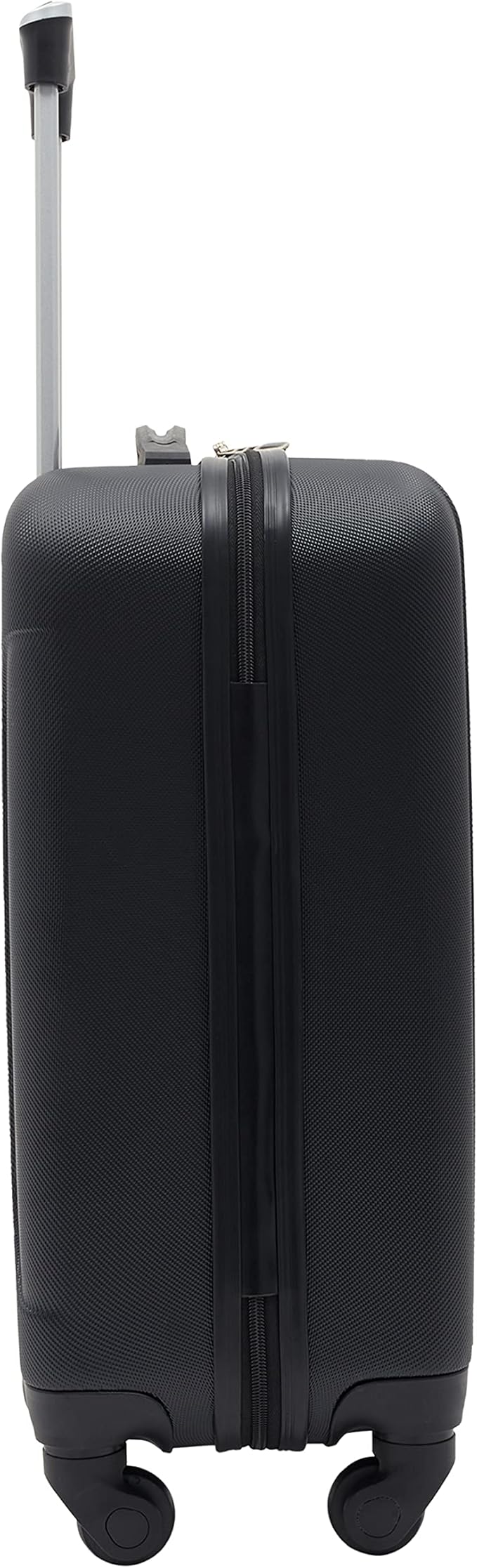 Travelers Club Cosmo Luggage, Black-20, 20-Inch