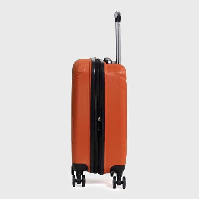 Ben Sherman Derby Spinner Travel Upright Luggage, Mandarin, 20-Inch Carry On