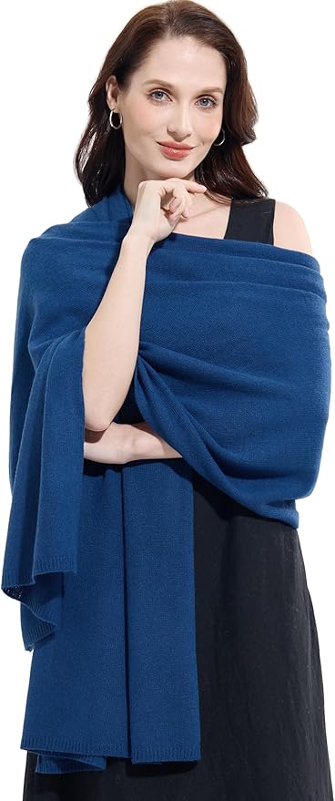 Soft Cashmere Blend Wrap Chic Scarf Stole for Women Wayfarer Travel Extra Large 87"x28"