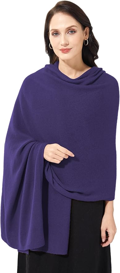 Soft Cashmere Blend Wrap Chic Scarf Stole for Women Wayfarer Travel Extra Large 87"x28"