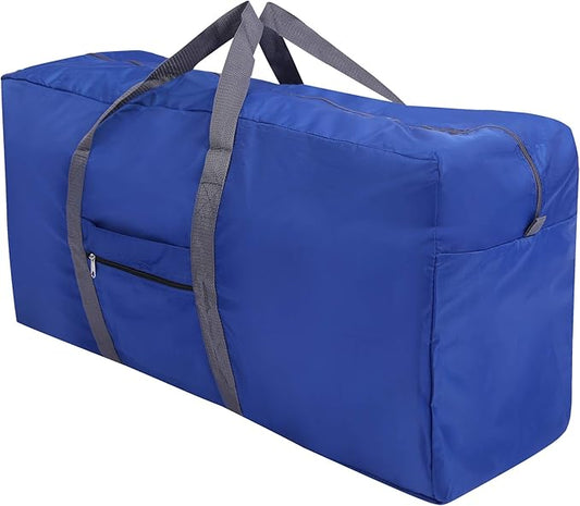 REDCAMP 100L Extra Large Duffle Bag, Water Resistant Lightweight Foldable Duffel Bag for Outdoor Camping, Dark Blue
