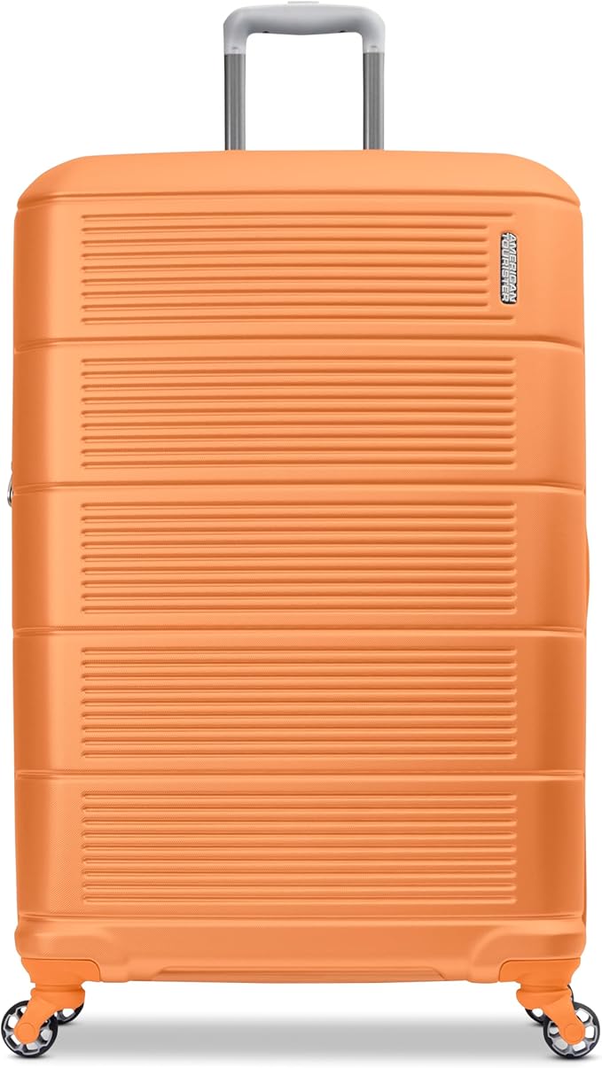 American Tourister Stratum 2.0 Expandable Hardside Luggage with Spinner Wheels, 2-Piece Set 20/28, Papaya
