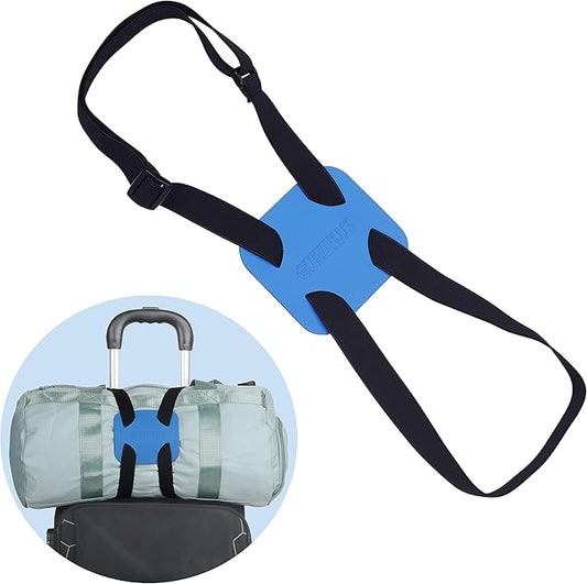 Luggage Straps Bag bungees, Luggage Strap High Elastic Hands-Free Travel Suitcase Strap,Adjustable and Portable Belt Luggage Strap for Suitcases(Blue)