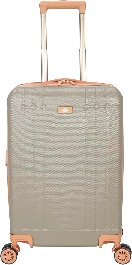 Dockers Hooper Hardside Expandable 8-Wheel Spinner Travel Carry On Luggage, 20-Inch, Timberwolf