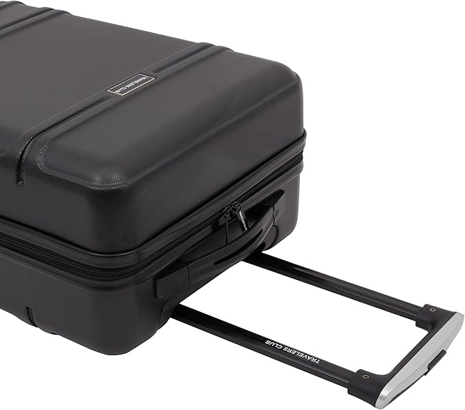 Travelers Club Skyline 22" Carry-On Spinner Luggage, Black