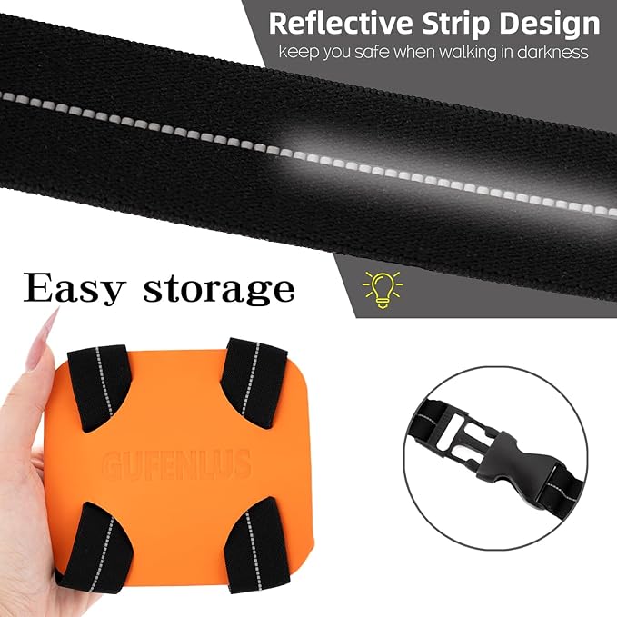 Luggage Straps for Suitcases,Luggage Straps Bag Bungees for Add a Bag Easy to Travel Suitcase Elastic Strap Belt (Black/Orange 1pcs)