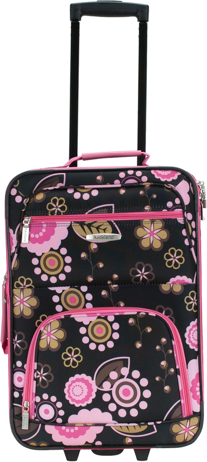 Rockland Fashion Softside Upright Luggage Set, Expandable, Pucci, 2-Piece (14/19)