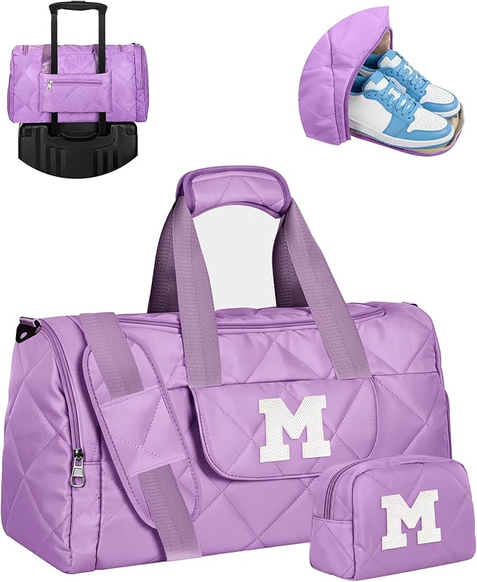 Gifts for Teen Girls, Dance Bag for Girls - 10 11 12 13 14 15 16 Year Old Girl Gifts, Duffle Bag, Birthday Gift for Daughter Granddaughter, Personalized Gift for Her, Girls Weekend Gifts