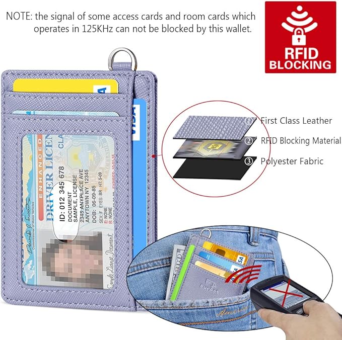 FurArt Slim Minimalist Wallet, Front Pocket Wallets, RFID Blocking, Credit Card Holder for Men