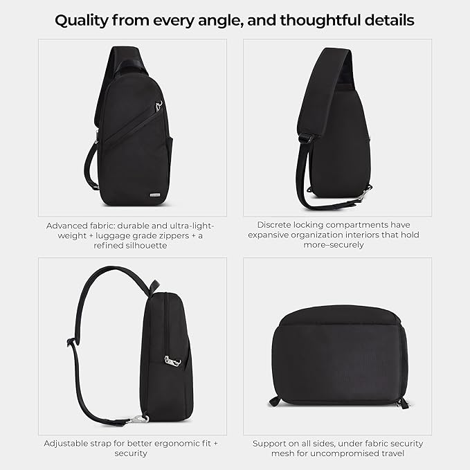 Travelon Anti-Theft Classic Sling Bag