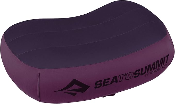 Sea to Summit Aeros Premium Inflatable Travel Pillow, Regular, Magenta