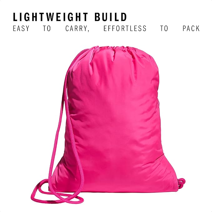 adidas Alliance Sackpack – Drawstring Backpack for Sports, Small Gym Bag