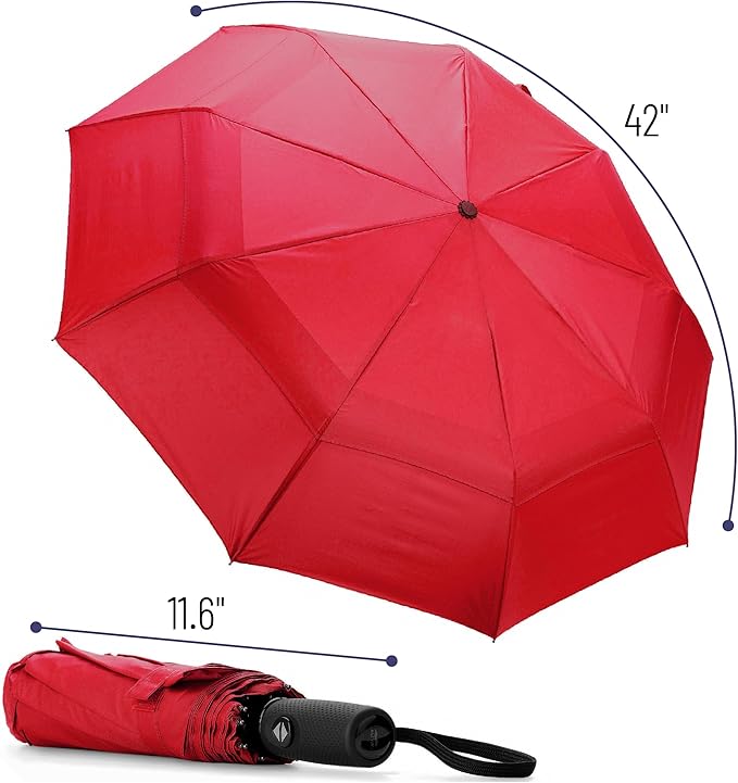 Mr. Pen- Windproof Travel Umbrella, Automatic Umbrellas for Rain, Compact