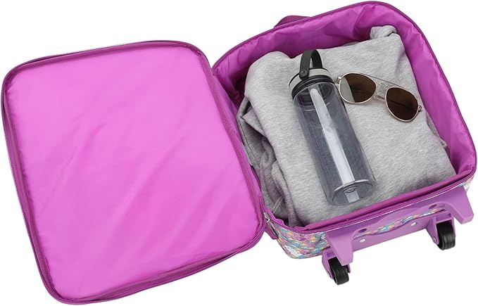 Bioworld Hello Kitty Starshine 3-Piece Youth Pilot Case Duffle Bag & Luggage Tag Carry On Luggage