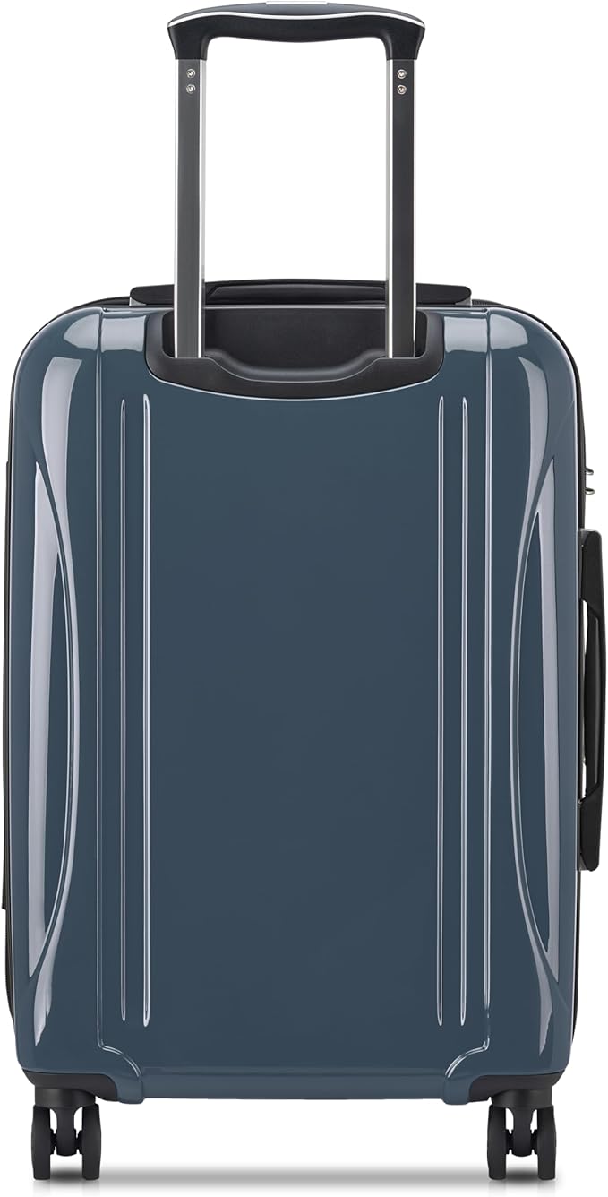 DELSEY PARIS Helium Aero Hardside Expandable Luggage with Spinner Wheels, Orion Blue, Carry-On Plus 21 Inch