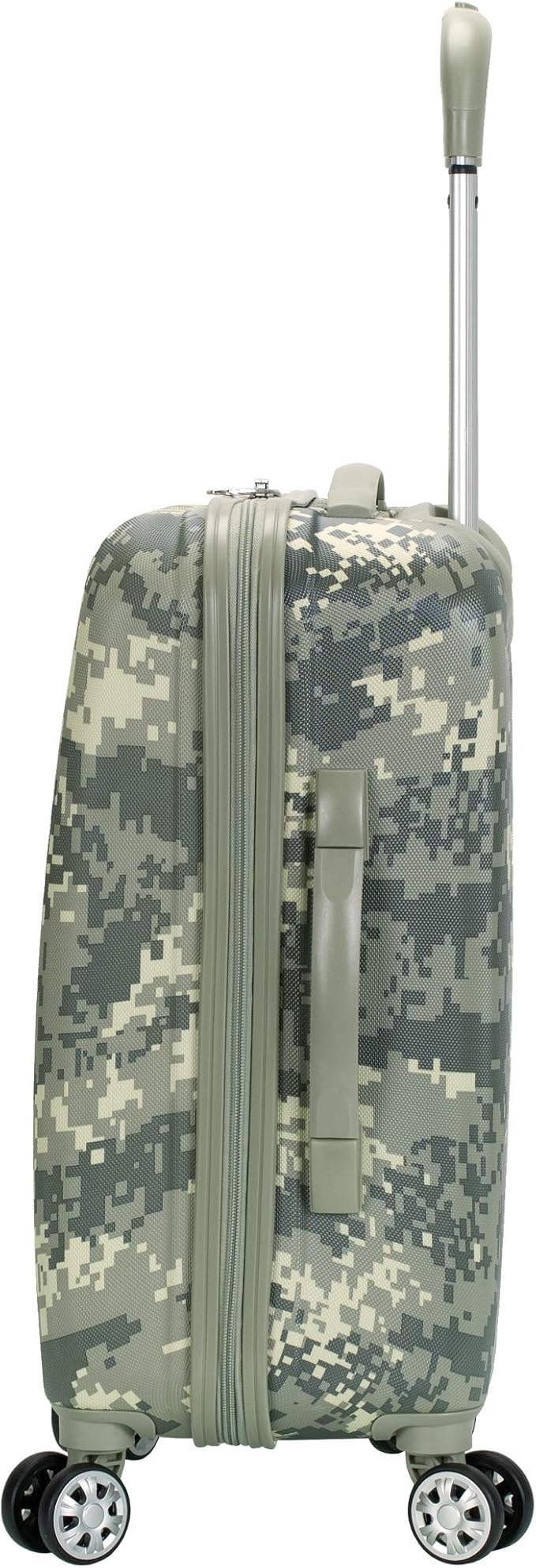 Rockland Safari Hardside Spinner Wheel Luggage, ACU CAMO, Carry-On 20"