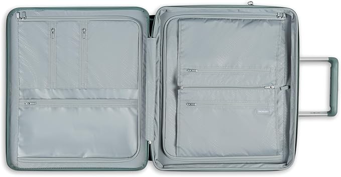 Samsonite Elevation Plus - Medium Hardside Luggage - Scratch Resistant Polypropylene Shell, RightHeight™ Adjustable Handle, Integrated AirTag Holder, TSA Lock, WetPak™ Compartment - Cypress Green