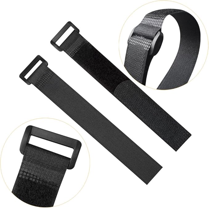 YiwerDer [30 Pack] 8 Inch Hook and Loop Straps Reusable Fastening Cable Strap, Durable Self Adhesive Cable Ties to Keep Your Place from Tangled Messes of Cord