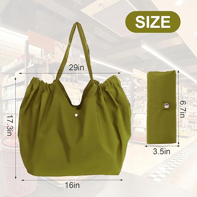 Reusable Grocery Bags,Reusable Shopping Bags,Folding Bags Totes,Stretchable and shrinkable shopping bag for Groceries