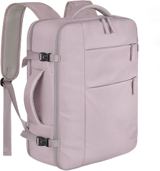 Capolo Travel Backpack for Women Men Waterproof Laptop Backpack Airlines Approved Personal Item Backpack Bag Computer Bookbag for Business, Work, Traveling Fits 15.6 Inch Laptop(Dark Purple)