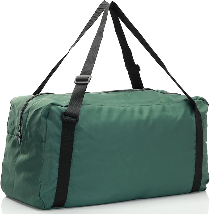 HOLYLUCK Foldable Travel Duffel Bag For Women & Men Luggage Great for Gym (Army Green)