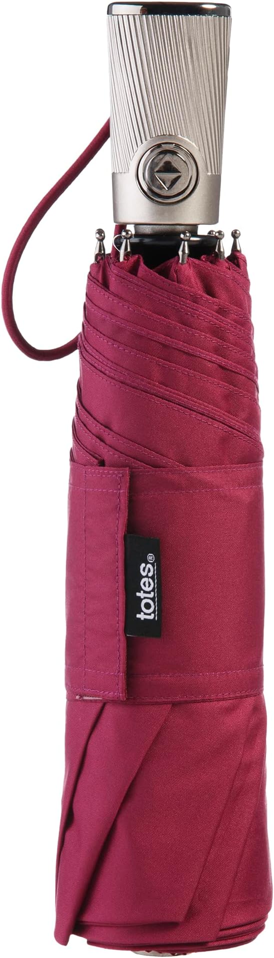 totes Titan Portable Travel Umbrella – Windproof, Waterproof, Strong, Compact Umbrella – Perfect for the Car, Backpack, and On-the-Go