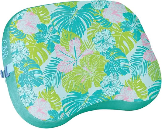 Ballast Beach Pillow – Comfy, Durable & Compact, Stays Put on Windy Beaches with Patented Sand Pouch, Inflatable Pillow for Beaches, Pools, Camping, Festivals and Travel (Tropical Floral)