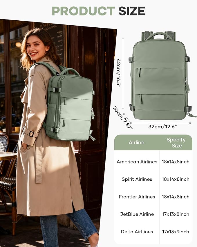 coofay Vacuum Backpack Travel with Pump Vacpack Travel Backpack with Vacuum System Mochila de Viaje Compresion al Vacio Easyvacpack Airbag Backpacks for Traveling Carry on Luggage