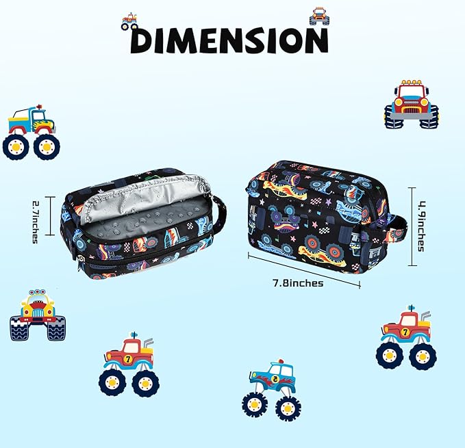 CAMTOP Travel Toiletry Bag for Kids Cute Toiletry Bags for Girls Boys Waterproof for Toiletries Accessories Bathroom Stuff