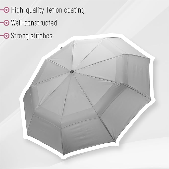 Mr. Pen- Windproof Travel Umbrella, Automatic Umbrellas for Rain, Compact