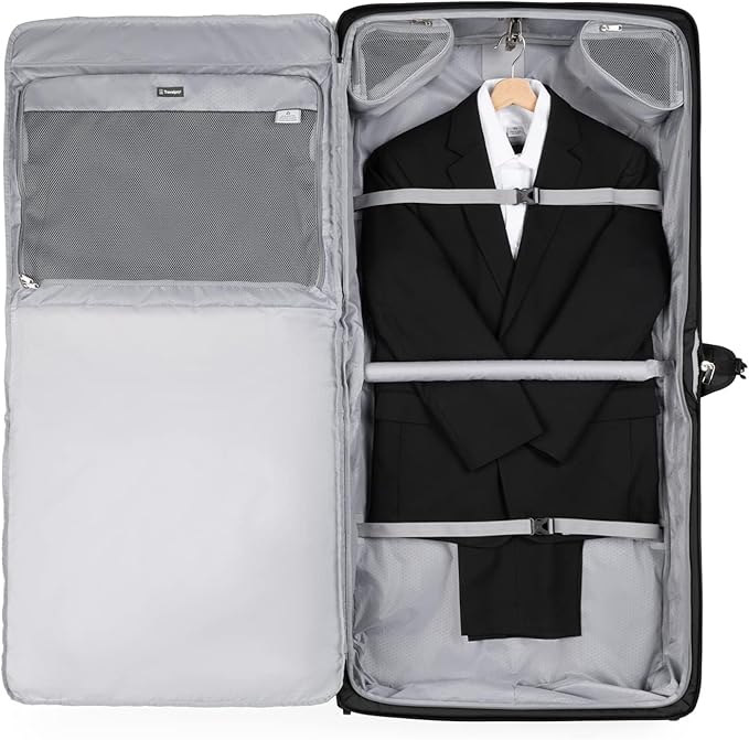 Travelpro Maxlite Lightweight Check-in Upright 2-Wheel Rolling Garment Bag, 24-Inch — Black