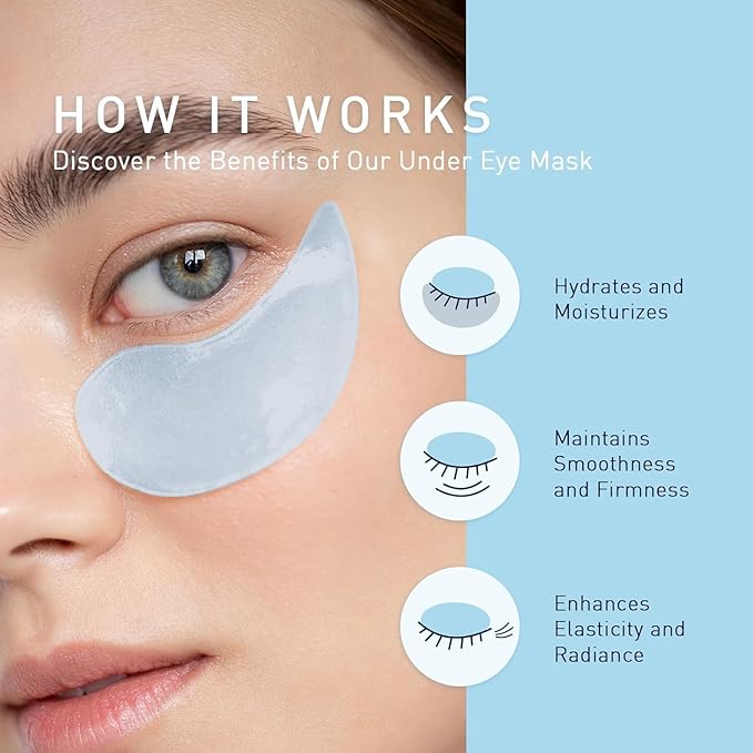 Under Eye Patches Kit: 120 Pcs Retinol & Golden Gel Eye Mask for Dark Circles, Puffiness and Wrinkles - Day & Night Skin Treatment Pads with Niacinamide, Collagen, Hyaluronic Acid & Vitamin C (2 Pack)