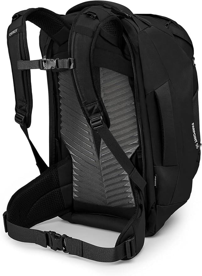 Osprey Farpoint 55L Men's Travel Backpack, Black