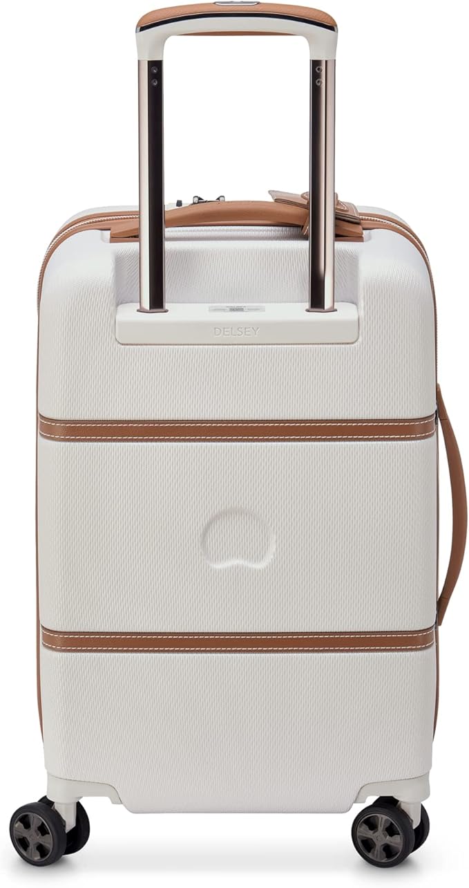 DELSEY PARIS Chatelet Air 2.0 Hardside Luggage with Spinner Wheels, Angora, Carry on 19 Inch