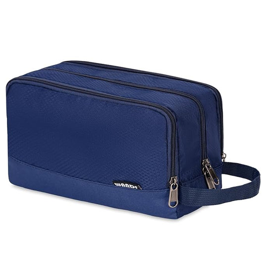 Toiletry Bag for Men Hanging Dopp Kit Water Resistant Shaving Bag Small Toiletry Bag for Traveling (Pure Royal Blue)